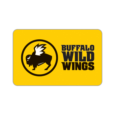 BUFFALO WILD WINGS<sup>&reg;</sup> $10 Gift Card - Buffalo Wild Wings® is a sports bar featuring everything from wings to appetizers to salads to burgers, with a wide variety of signature sauces and seasonings. All served in a relaxed atmosphere where people like to hang out with friends and watch their favorite games on our wall-to-wall TVs.